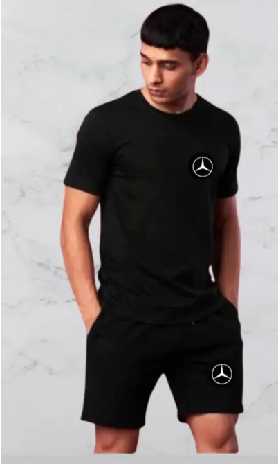 A4S  Tshirt Regular Shorts Western Set